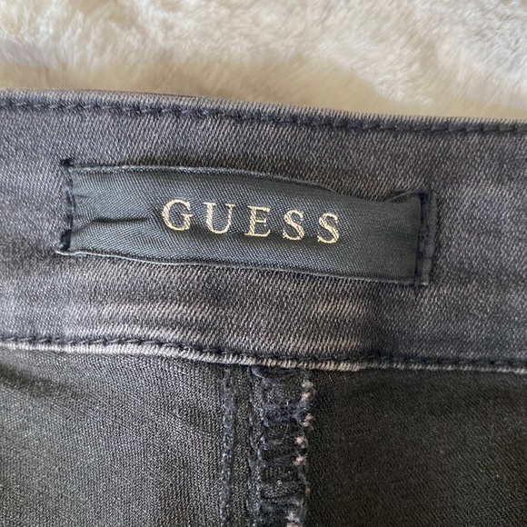 Guess Sexy Black Jeans with lacing down front of legs and seam down back! - Picture 7 of 14